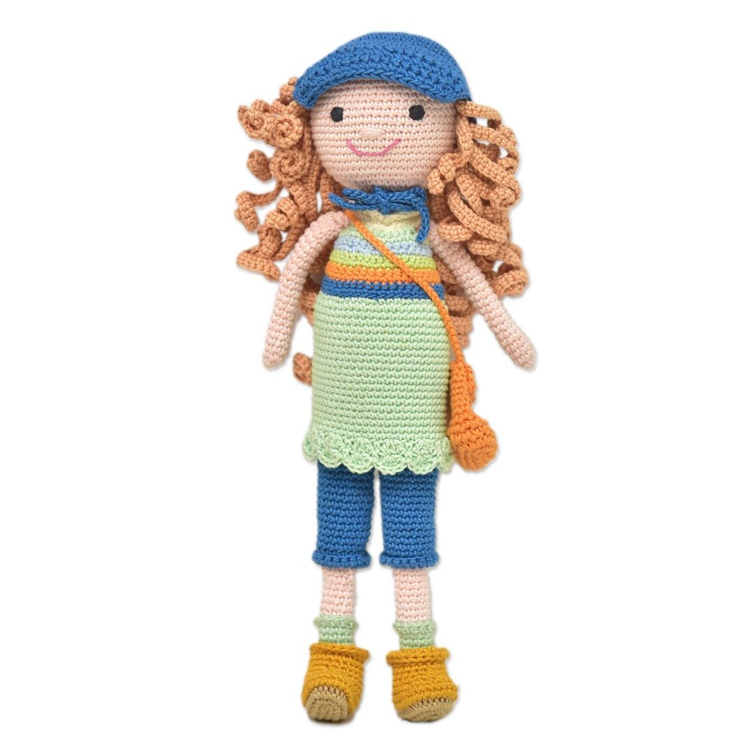 Happy Threads Nora Doll Handcrafted Trendy Dolls Perfect Gift for Girls - NORD0461
