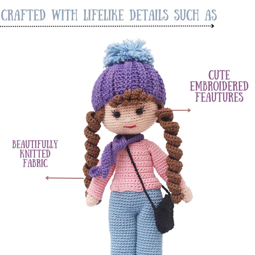 Happy Threads Sweetie Doll Handcrafted Stuffed Dolls - SWTE0805