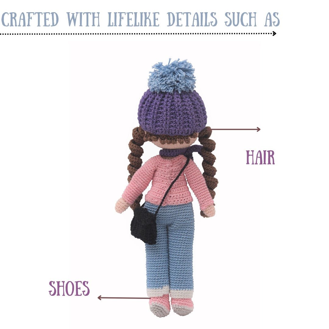 Happy Threads Sweetie Doll Handcrafted Stuffed Dolls - SWTE0805