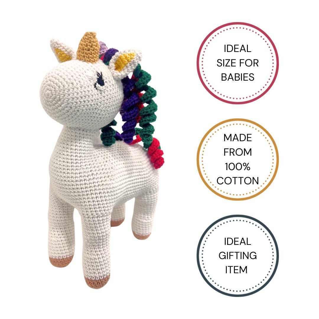 Happy Threads Unicorn Super sweet Soft Toy - STSU0400