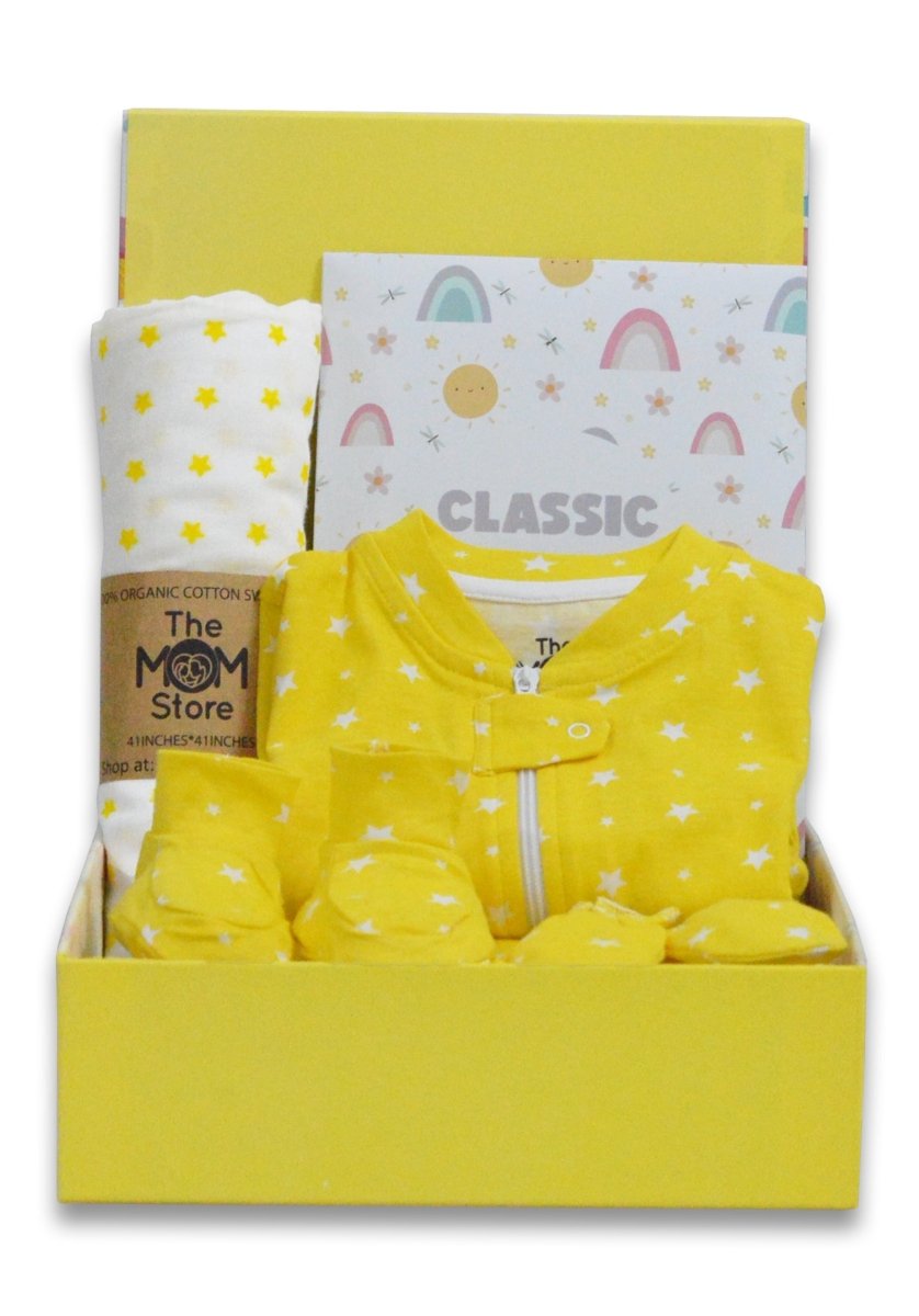 Hello Baby New Born Gift Box- Glitter - GFBX-HLGLT-0-3