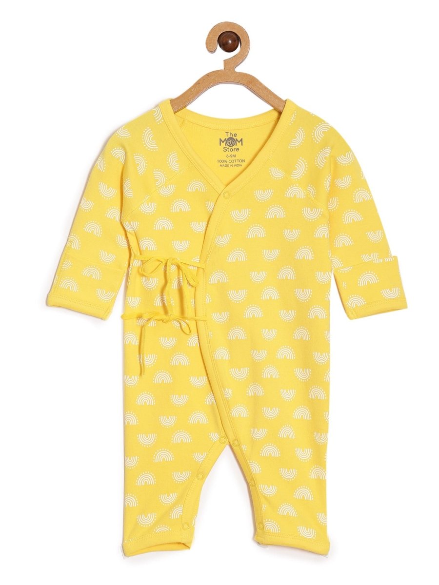 Jabla Infant Romper Combo Of 2 : Cloudy Celios- The Sun Crown - ROM2-SS-CCTS-PM