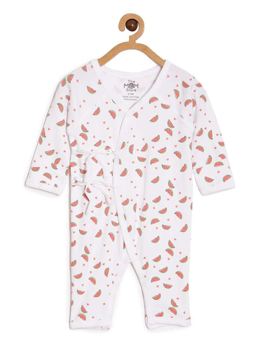 Jabla Style Infant Romper Combo Of 2: Fresh Slice For The Day-I Pine For You - ROM2-SS-FSIP-PM