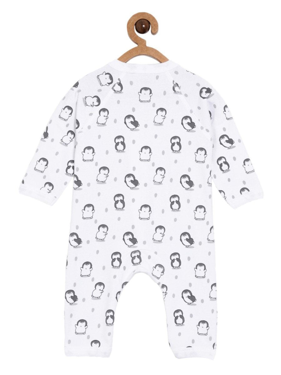 Jabla Style Infant Romper Combo of 3-Play with Penguin-Sleepless Owl-Cute like a Chicken - ROM-PPSOCC-PM