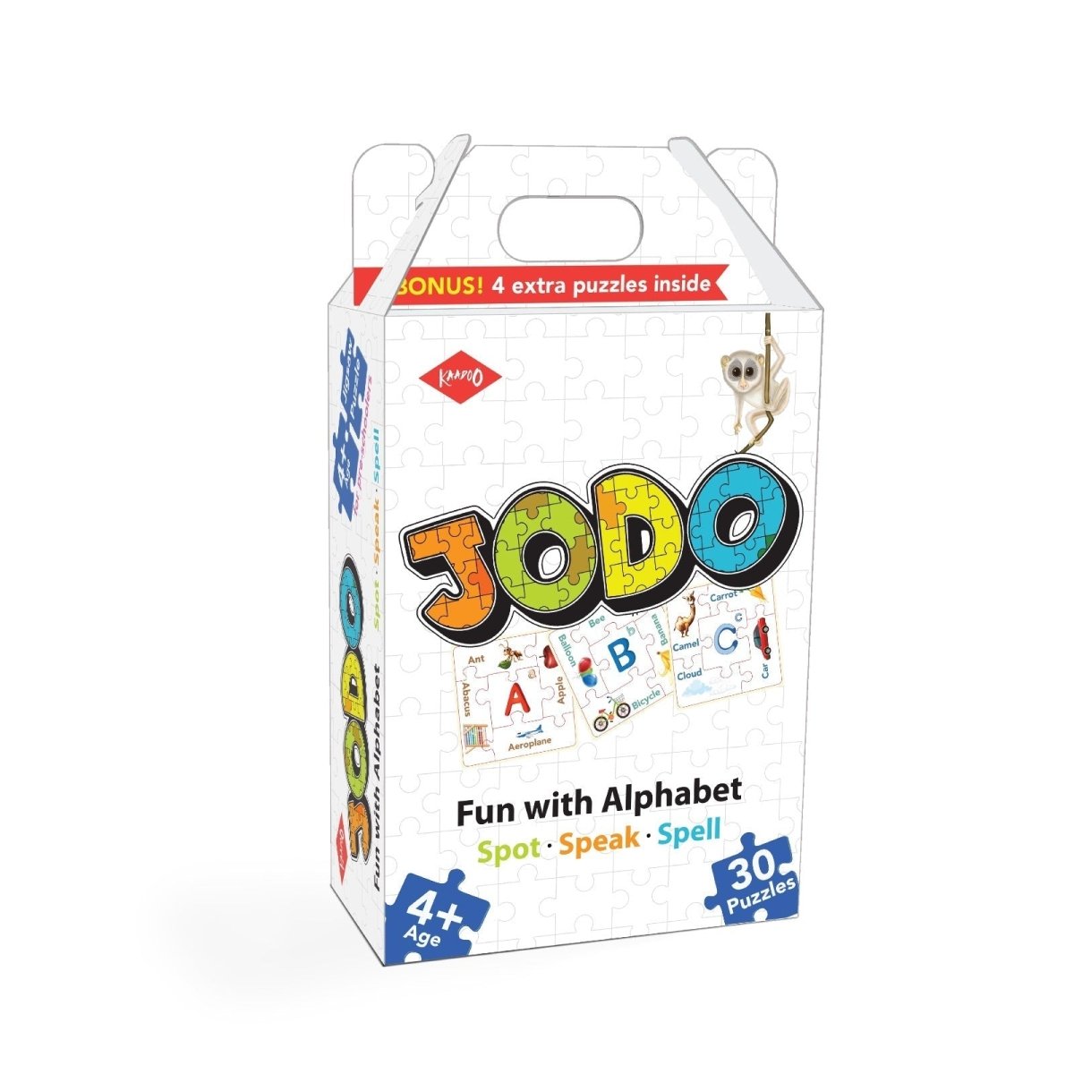 Kaadoo Jodo Alphabet Play And Learn Puzzle Game for Kids - KD-JABC