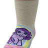 Kids Ankle Length Socks:Little Pony:Lemon - SOC-AF-LPLM-6-12