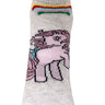 Kids Ankle Length Socks:Magic World:Grey - SOC-AF-MWGR-6-12