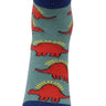 Kids Ankle Length Socks:My Dino:Olive - SOC-AF-MDOL-6-12