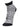 Kids Ankle Length Socks:Zebra:Black - SOC-AF-ZBBL-6-12