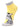 Kids Ankle Length Socks:Zebra:Yellow - SOC-AF-ZBYL-6-12