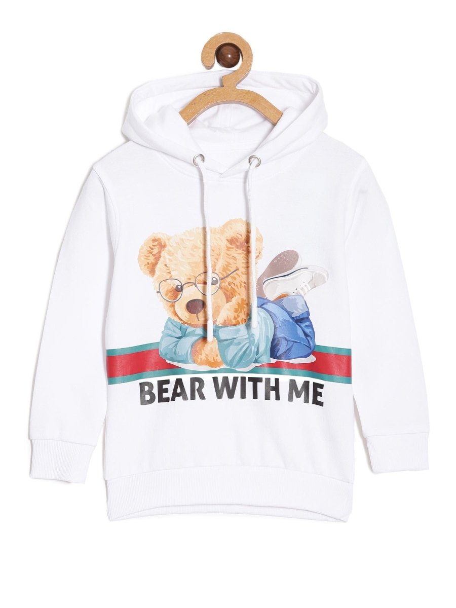 Kids Hooded Sweatshirt Combo of 2- Bear With Me & Holly Jolly - KS2-AN-BWMHJ-0-6