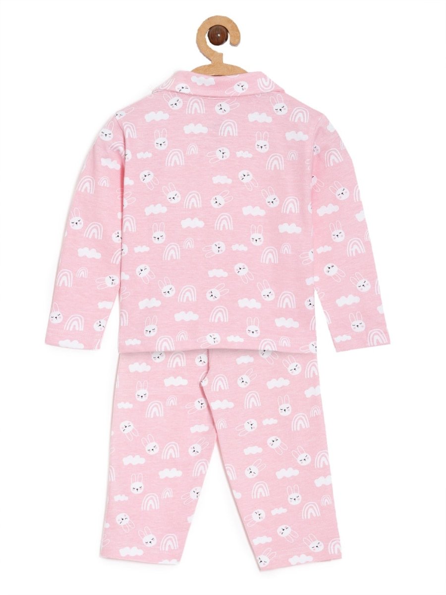 Kids Pajama Set Combo of 2-Cutey Bunny & Spring Wings - PYJ2-CBSPW-0-6