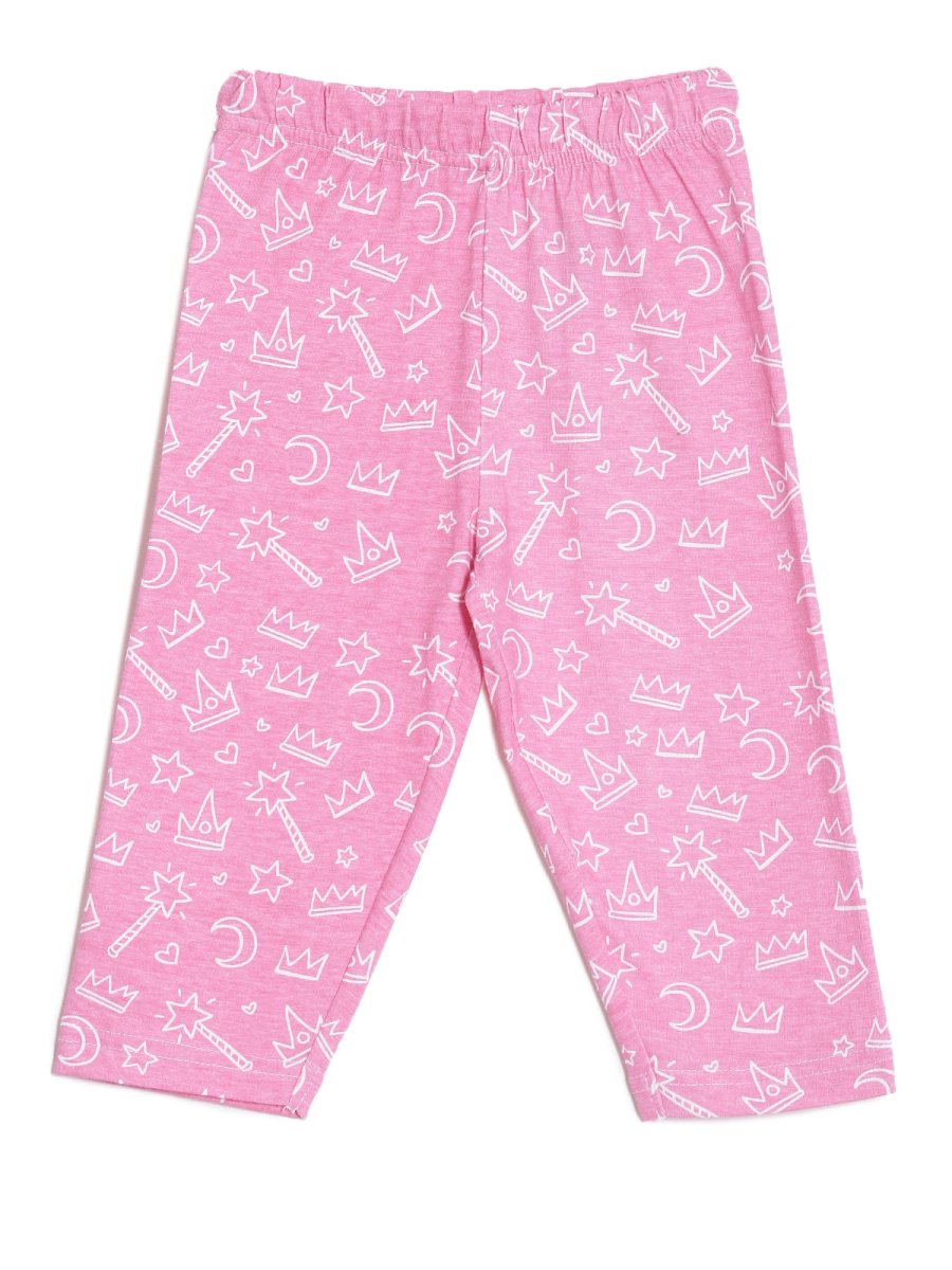 Kids Pajama Set Combo of 2-Pink-A-Boo & Fairy Princess