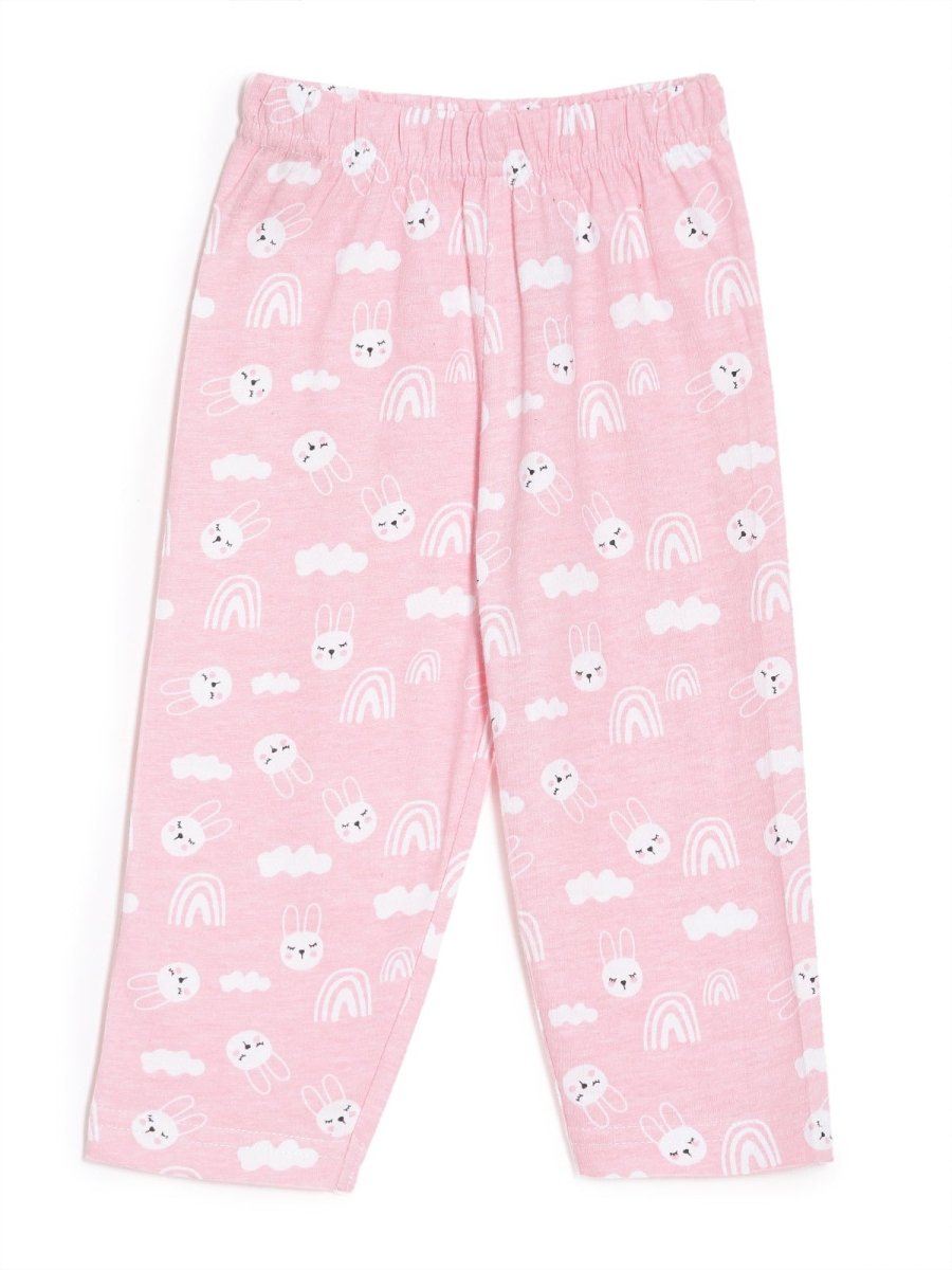 Kids Pajama Set Combo of 2-Princess Party & Cutey Bunny - PYJ2-PRNCTB-0-6