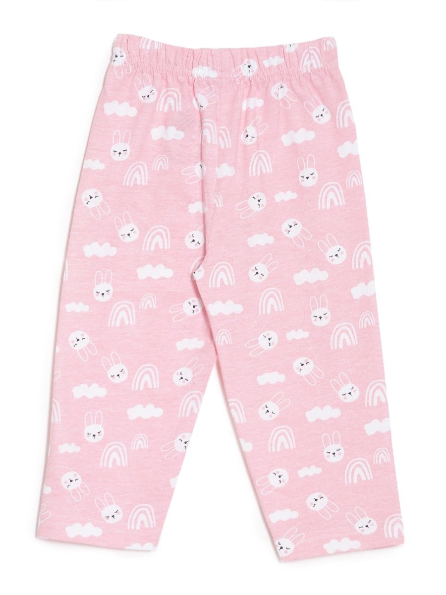 Kids Pajama Set Combo of 2-Princess Party & Cutey Bunny - PYJ2-PRNCTB-0-6