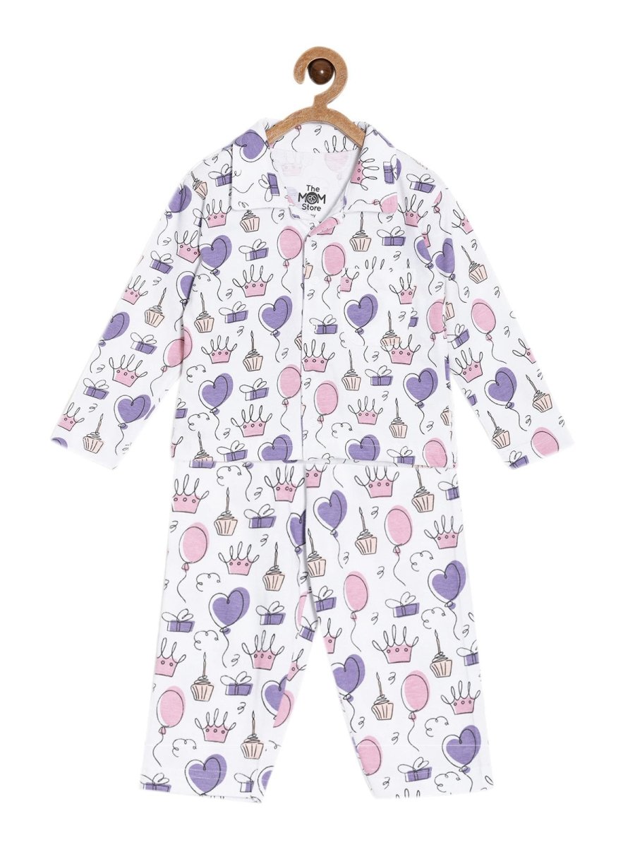 Kids Pajama Set Combo of 2-Princess Party & Pink-A-Boo - PYJ2-MP-PRPAB-0-6