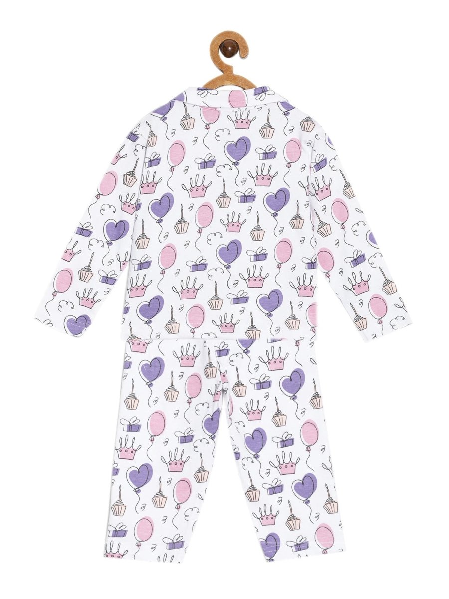 Kids Pajama Set Combo of 2-Princess Party & Spring Wings - PYJ2-PRPSPW-0-6