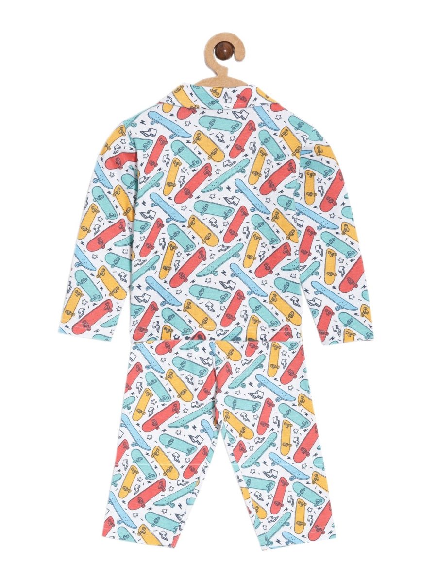 Kids Pajama Set Combo of 2-Ready To Skate & Robo Club - PYJ2-MP-RSRC-0-6