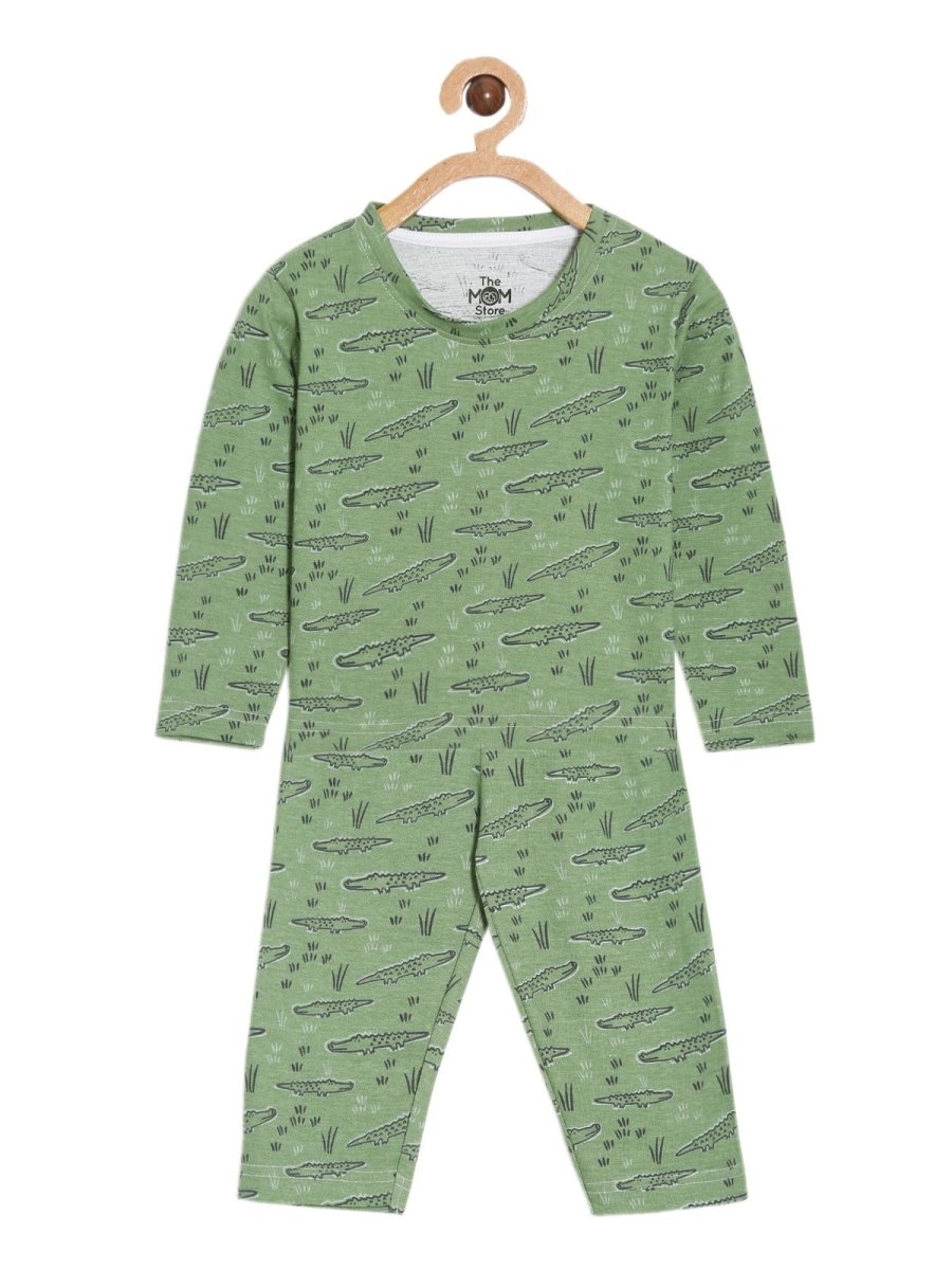 Kids Pajama Set Combo of 2-The Alligator & Dinos Rule - PYJ2-MP-TADR-0-6