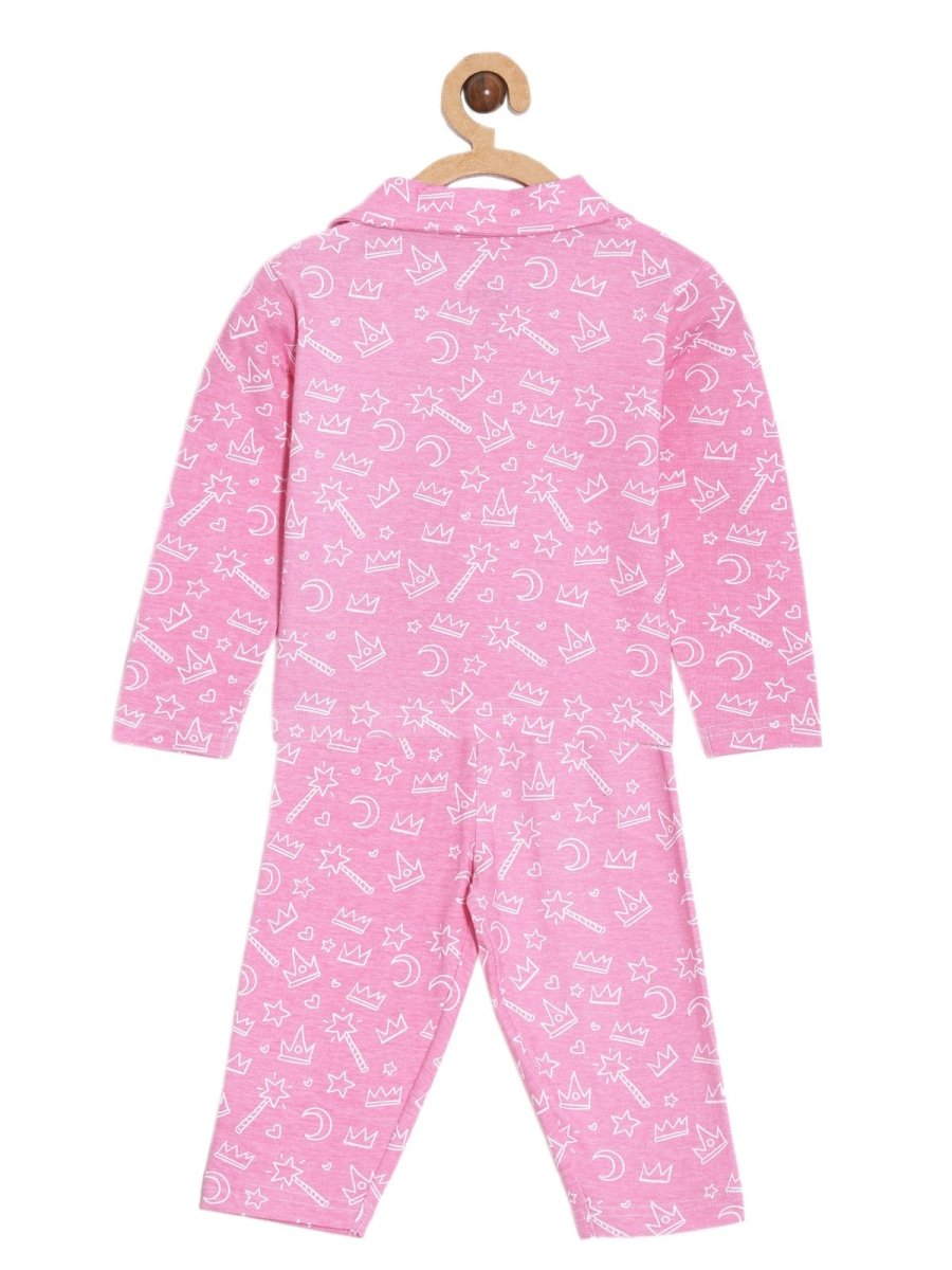 Kids Pajama Set Combo of 3-Princess Party, Pink-A-Boo & Fairy Princess - PYJ3-MP-PPABF-0-6