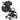 Leclercbaby Bundle Deal Hexagon Carbon Black (Stroller + Diaper Bag) - BUNHEX030