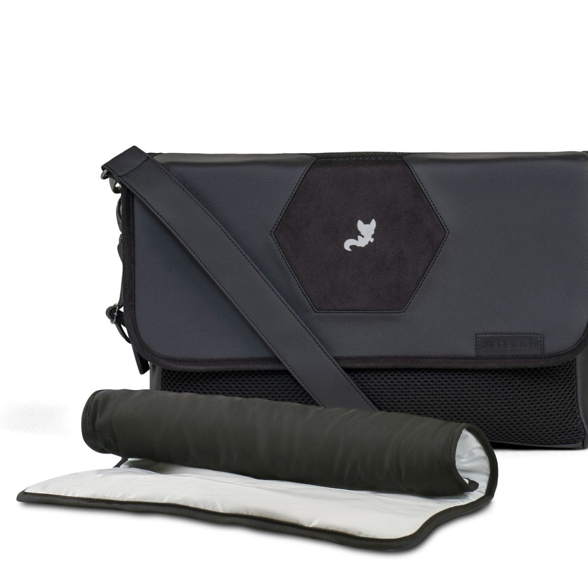 Leclercbaby Bundle Deal Hexagon Carbon Black (Stroller + Diaper Bag) - BUNHEX030