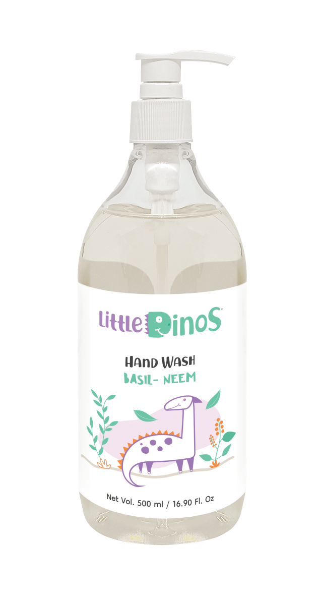 Little Dinos Hand Wash- Basil Neem 500 ml - LD HW BN 01