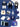 Little Surprise Box, 19 pcs Royal Blue Bow Teddy Birthday Gift Hamper set for Baby with travelling suitcase
