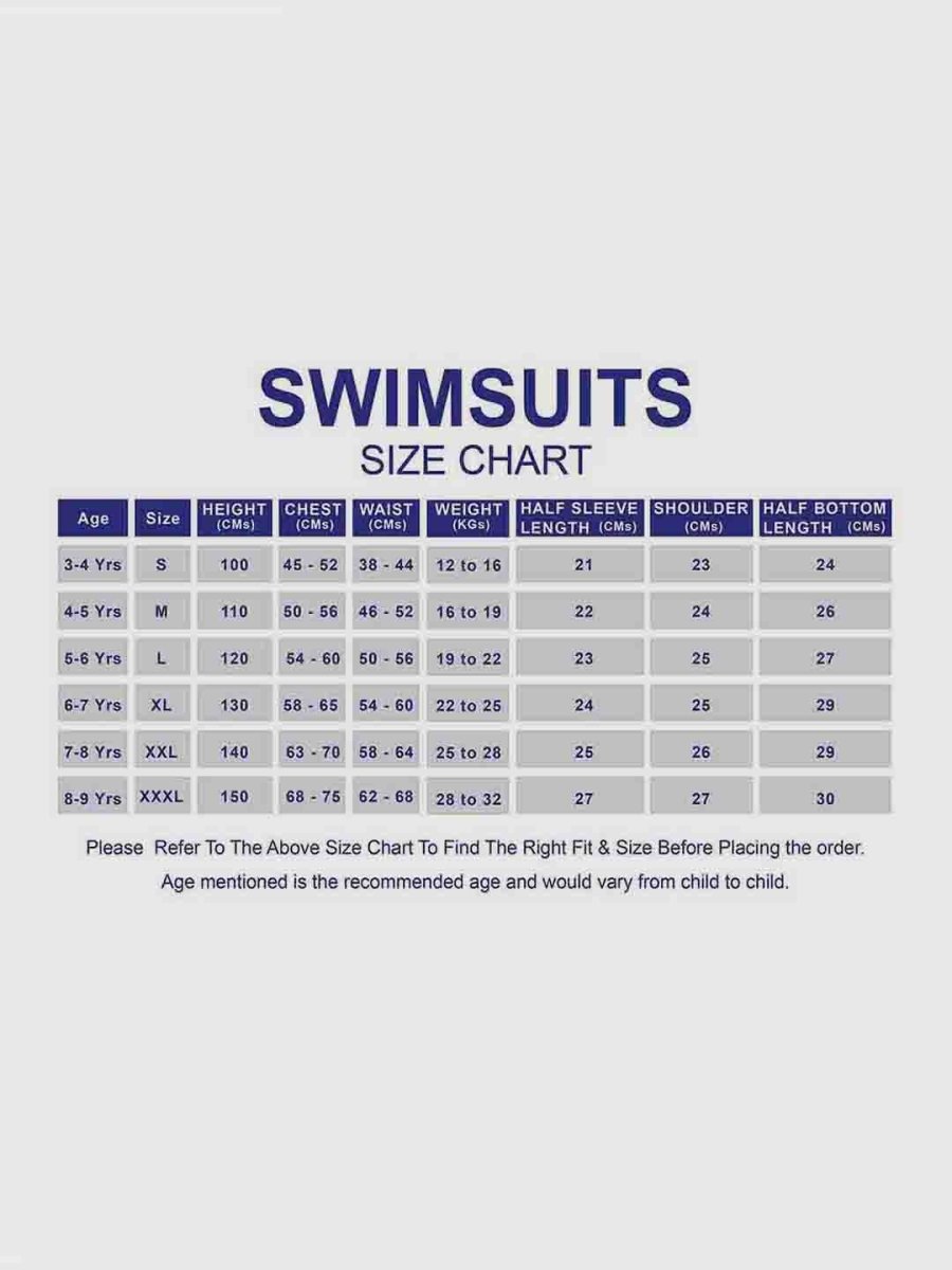 Little Surprise Box 2 PCS Under Sea theme Tshirt & Shorts set Swimwear for Kids & Toddlers - LSB-SW-2PKKUNDERSEA110