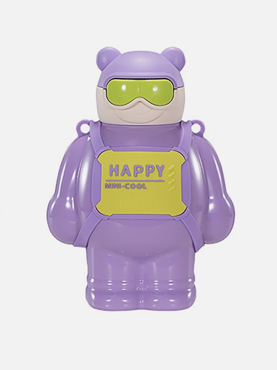 Little Surprise Box Happy Ted Stainless Steel Water Bottle for Kids - LSB-WB-PURHAPPYTED