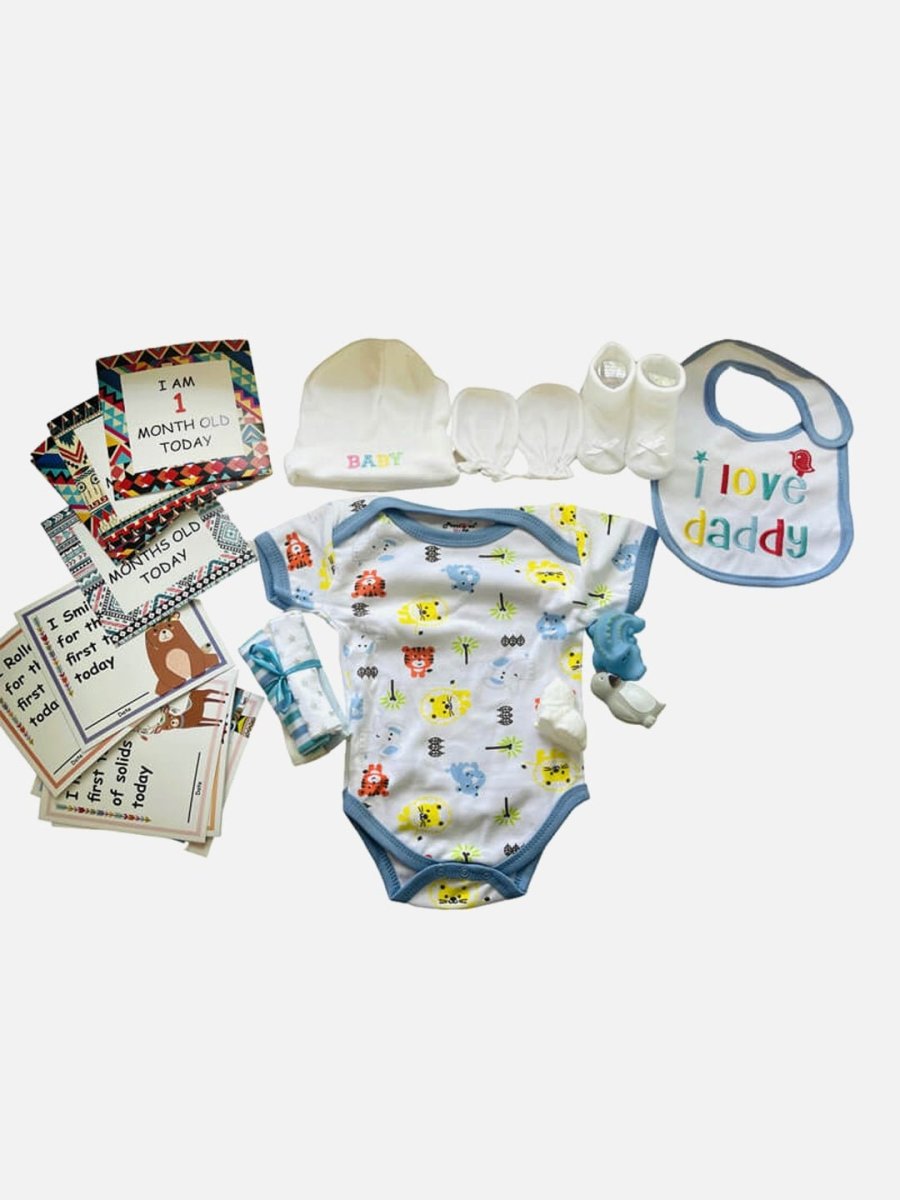 Little Surprise Box- Newborn Baby Hamper Gift Set - LSB-NBH-BLUE