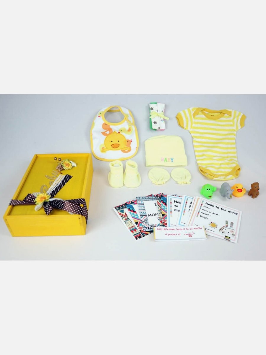 Little Surprise Box- Newborn Baby Hamper Gift Set - LSB-NBH-YELSUN
