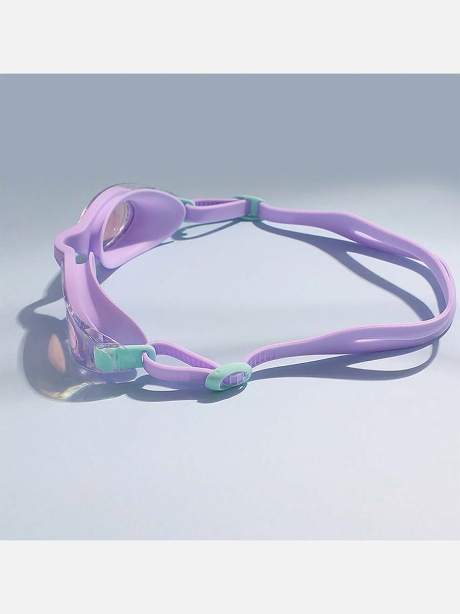 Little Surprise Box, Purple Hologram UV protected Unisex Swimming Goggles for Kids/Teens - LSB-SG-HOLPURPL