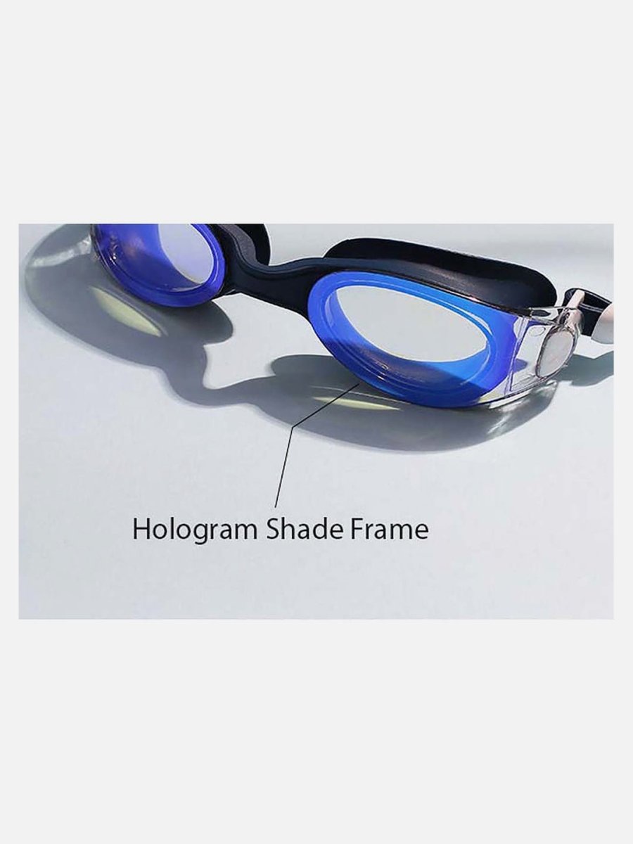 Little Surprise Box, Purple Hologram UV protected Unisex Swimming Goggles for Kids/Teens - LSB-SG-HOLBLUE