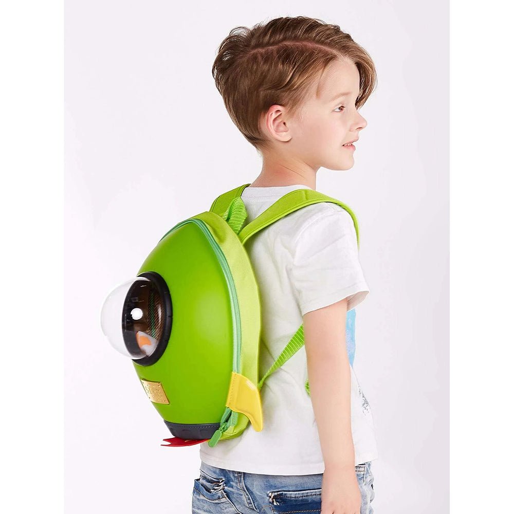 Little Surprise Box Rocket Backpack for Toddlers - LSB-BG-Greenrocket