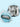 Little Surprise Box Rounded Square Stainless Steel Kids Lunch Box - LSB - LB - BLU - ROUNDSQR