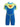 Little Surprise Box Superhero Green & Blue 2.5mm Neoprene Knee Length Kids Half Sleeves Swimwear - LSB - SW - SUHEROGRNBLU - S