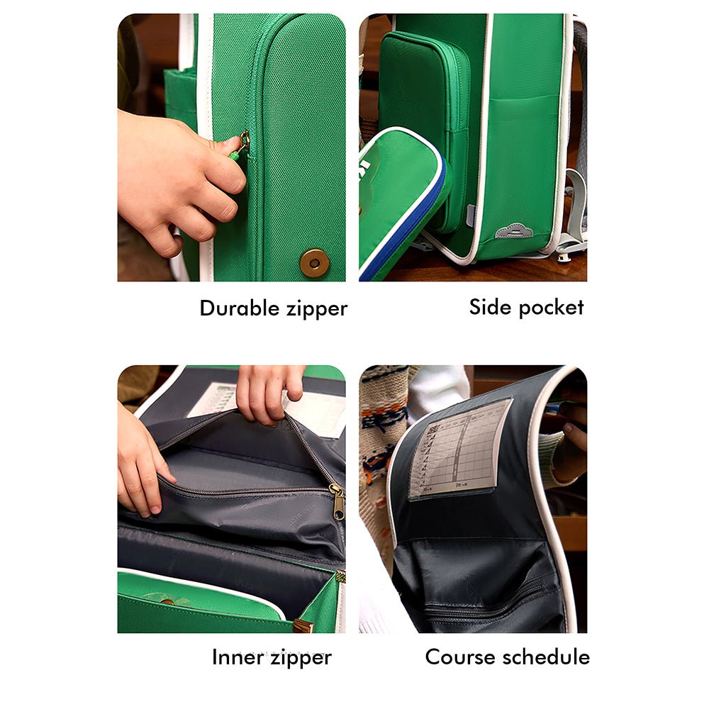 Little Surrpise Box Jade Green Rectangle style Backpack for Kids - LSB-BG-KKJADEGRNLARGE