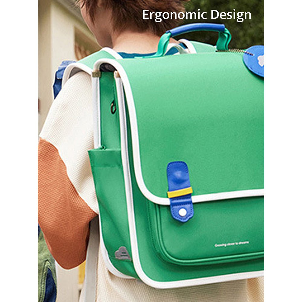 Little Surrpise Box Jade Green Rectangle style Backpack for Kids - LSB-BG-KKJADEGRNMED