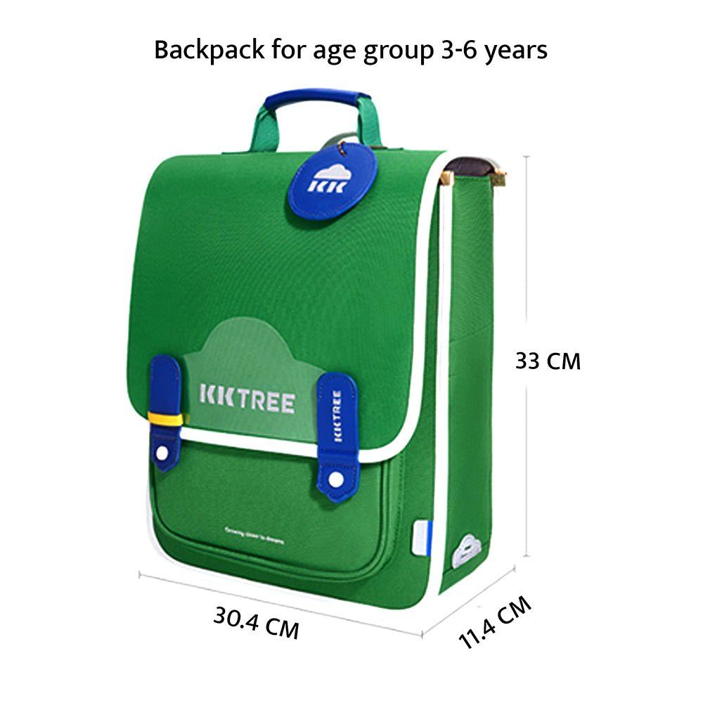Little Surrpise Box Jade Green Rectangle style Backpack for Kids - LSB-BG-KKJADEGRNMED