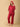 Rear view of The Mom Store maternity pajama pants in magenta, designed for growing belly support.