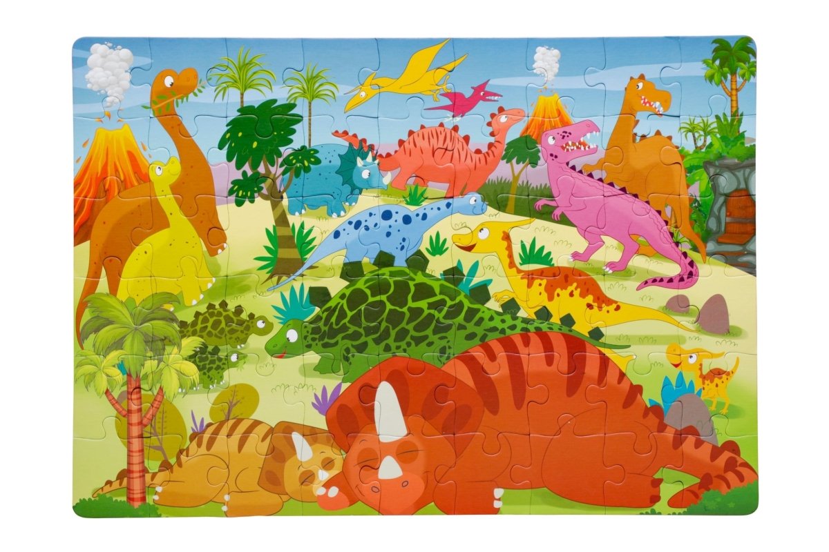 Majestic Book Club DINOSAURS-PUZZLE PLAY - 3598224