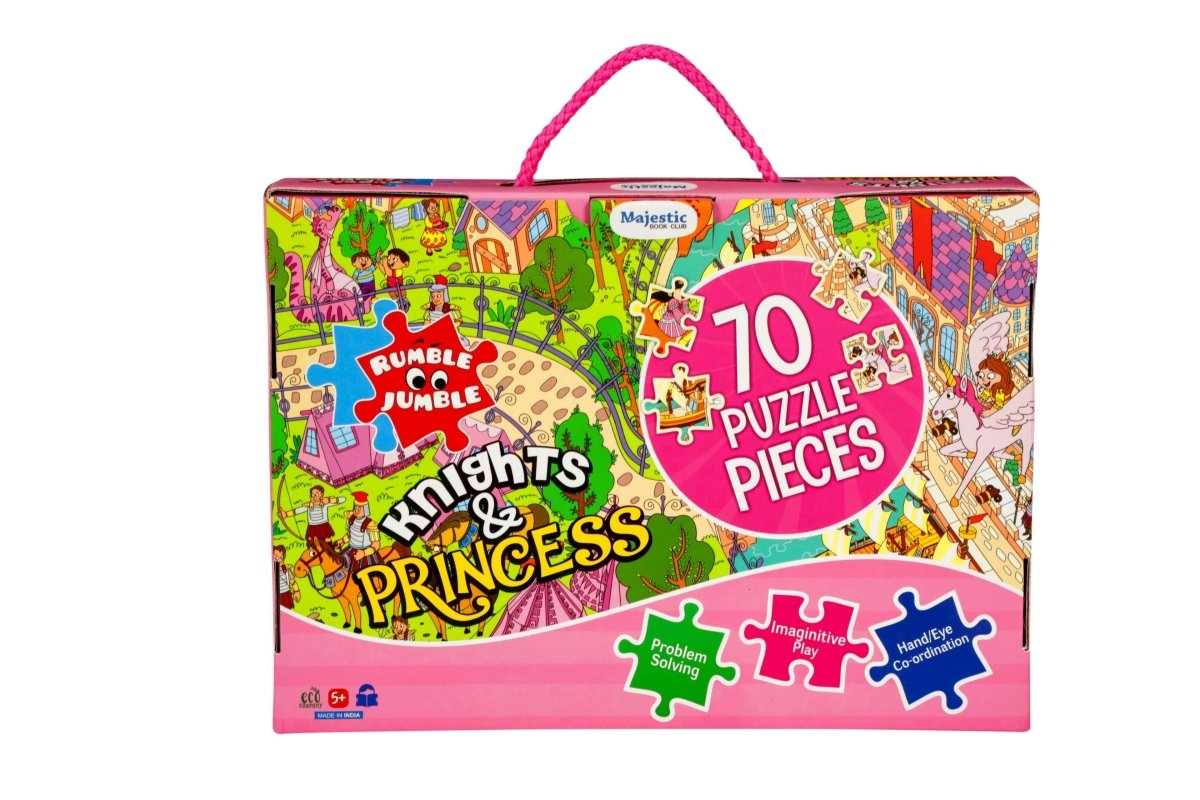 Majestic Book Club Knights and Princess Fun and Educational Floor Puzzle - 3598242
