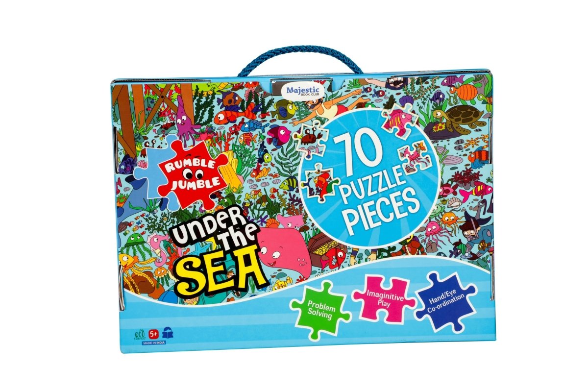 Majestic Book Club Under The SEA Fun and Educational Floor Puzzle  - 3598243