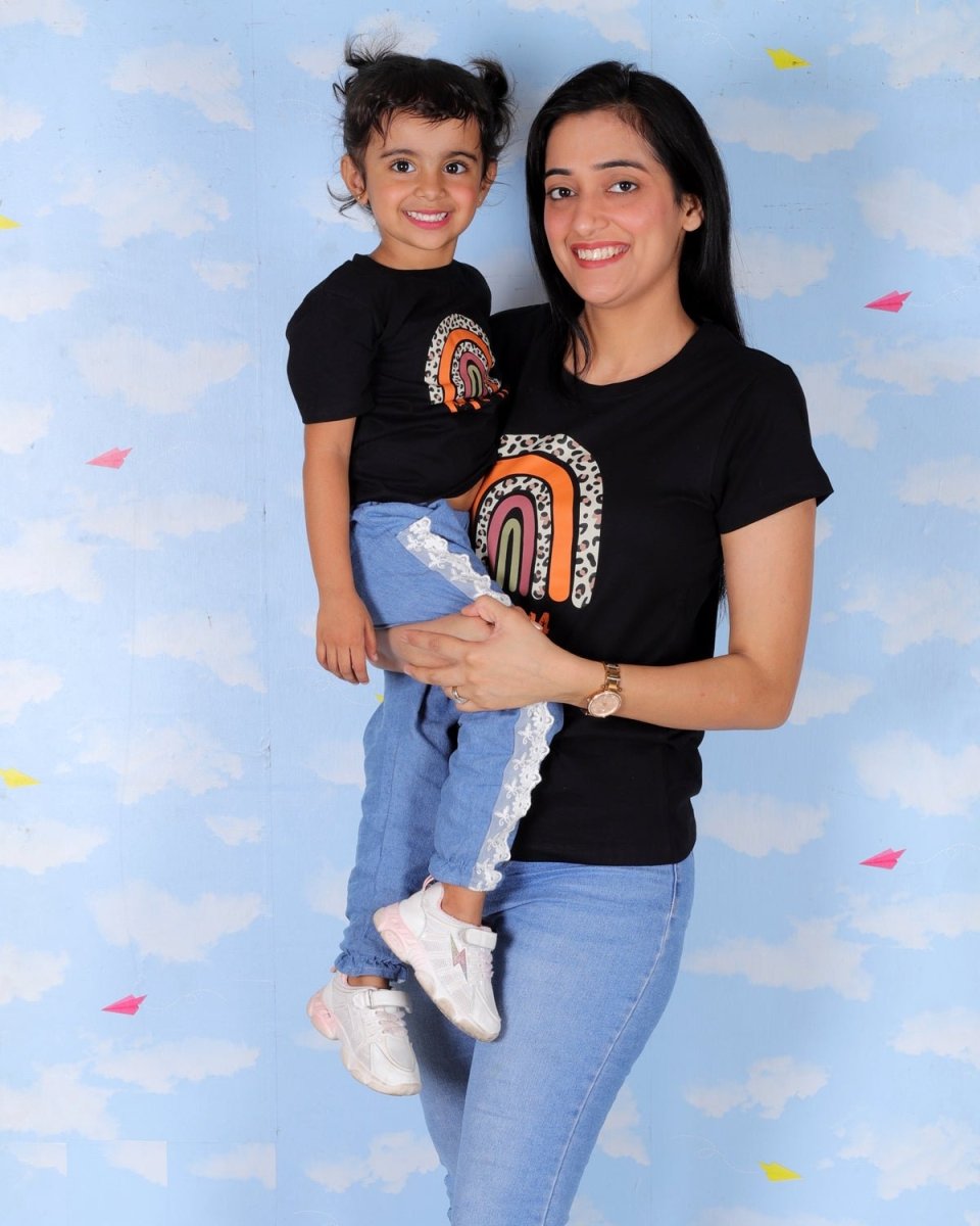 Mama And Mini Family Matching Family T-shirt - Combo of 2 - TWN2-SS-MAMN