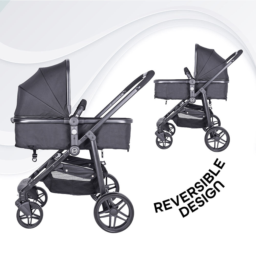 Moon Tres 3in1 Travel System Black - MNNPRMT22