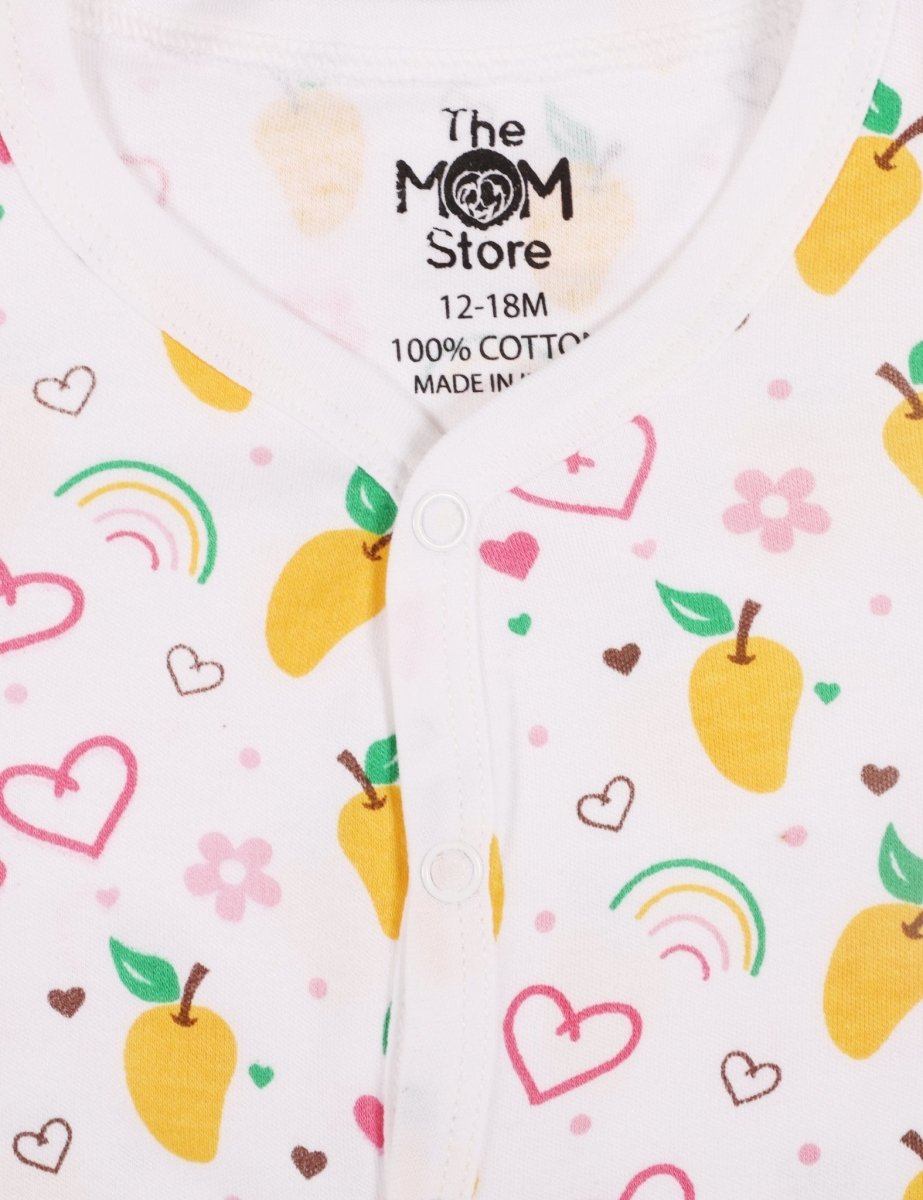 Newborn and Infant Pajama Set Combo of 3: Summer Melon-Fruitilicious-Mango Mia - IPS3-SMFM-0-3