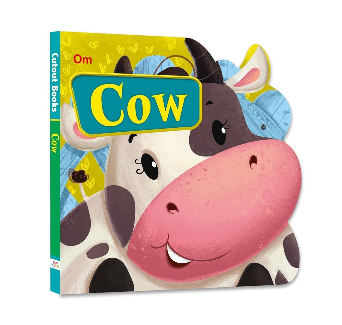 Om Books International Cow ( Animals and Birds )- Cutout Board Books - 9789353761103