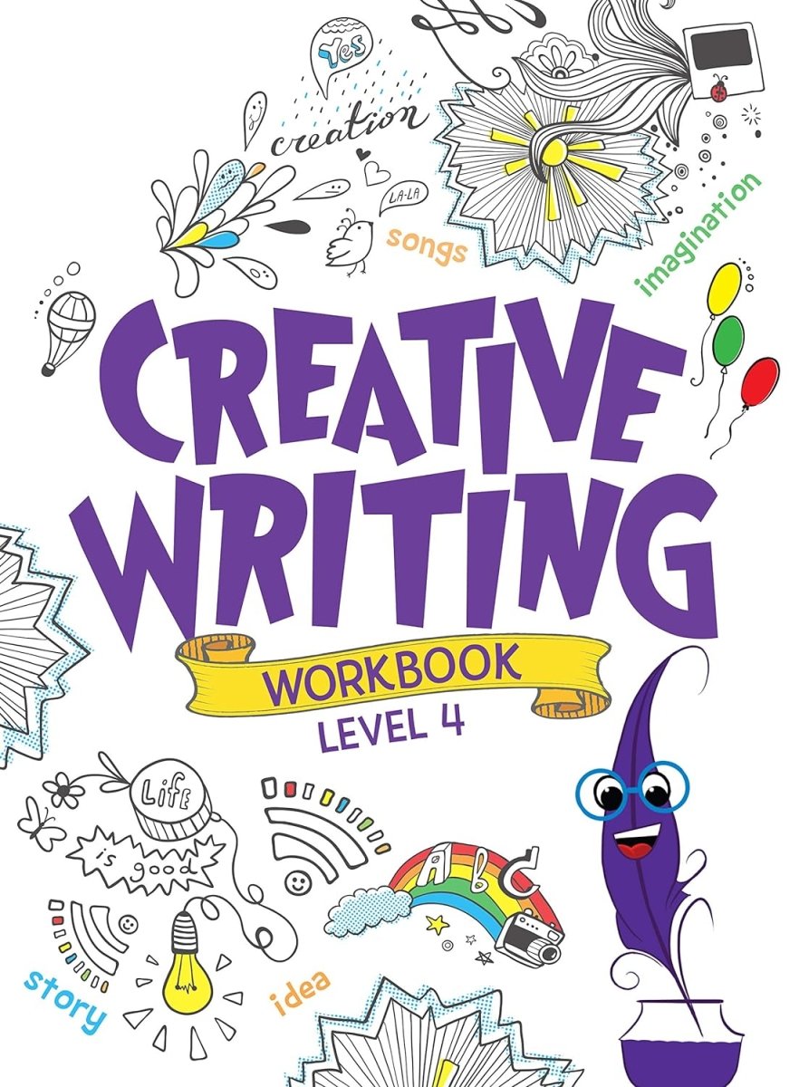 Om Books International Creative Writing Workbook Grade 4 - 9789386108685