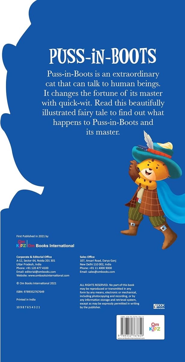 Om Books International Cutout Books: Puss-in-Boots (Fairytales) - 9789352767649